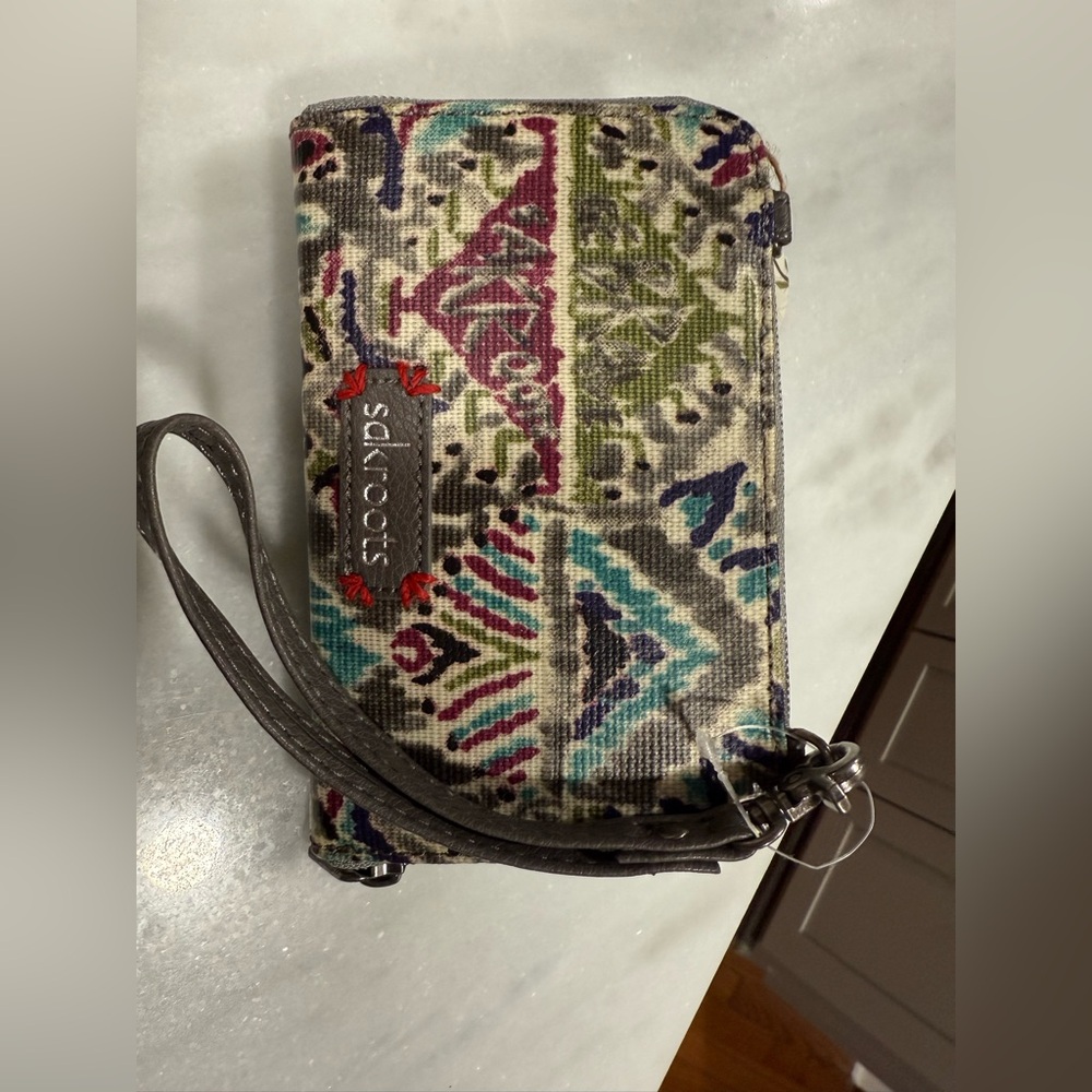 Sakroots Artist Circle All-In-One Wristlet/Crossbody NWT - Picture 4 of 6